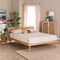 Baxton Studio Joaquin Modern Japandi Rustic Brown Finished Wood Full Size Platform Bed 235-13240-ZORO - alternate 9